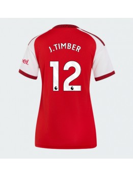 Arsenal Jurrien Timber #12 Heimtrikot für Frauen 2026-27 Kurzarm Arsenal Jurrien Timber #12 Heimtrikot für Frauen 2026-27 Kurzarm